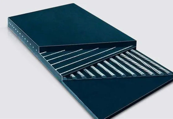 ST800 Tahan Panas Berkinerja Tinggi Tali Wire Conveyor Belt- tahan robek