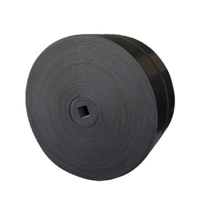 UCER EP100 EP150 EP200 Sabuk Konveyor Karet Hitam tahan lama Berbagai Lingkungan