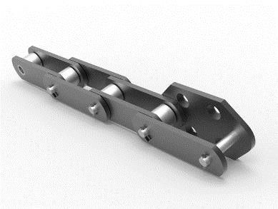 Beli UCER NE Coal Mining Bucket Elevator Conveyor Chain Pitch 200mm Abu-abu online manufacture