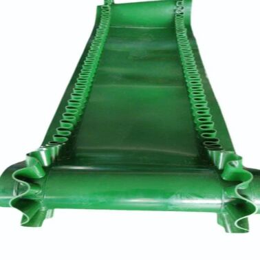 Beli Green 2 Ply Inclined Conveyor Belt dengan Bandwidth 1200mm untuk Pengangkutan Sudut Tinggi online manufacture