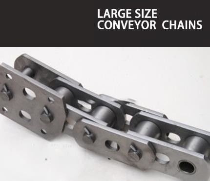 125mm 100mm Bucket Elevator Chain Link Rantai Konveyor Ukuran Besar Anti Korosi