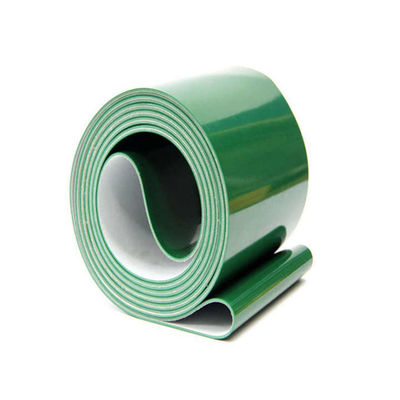 Non Polusi PVC Light Conveyor Belts tahan asam dan alkali dan tahan minyak