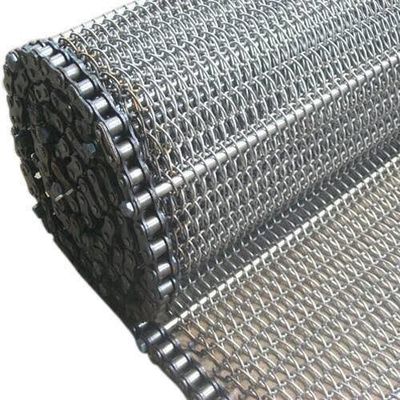 304 Stainless Steel Wire Mesh Conveyor Belt Tahan Api