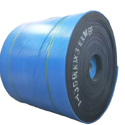 Sabuk Konveyor Tahan Panas Hitam Tebal 8mm ST2000