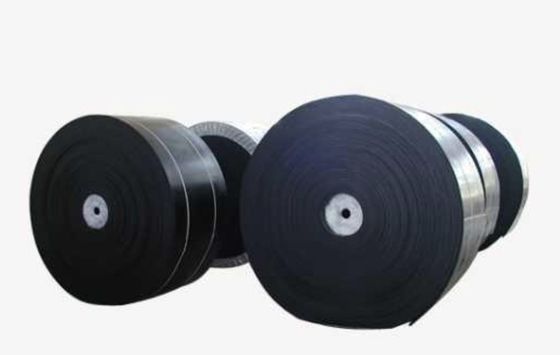 Nylon NN100 Rubber Conveyor Belts pola Bandwidth 400mm